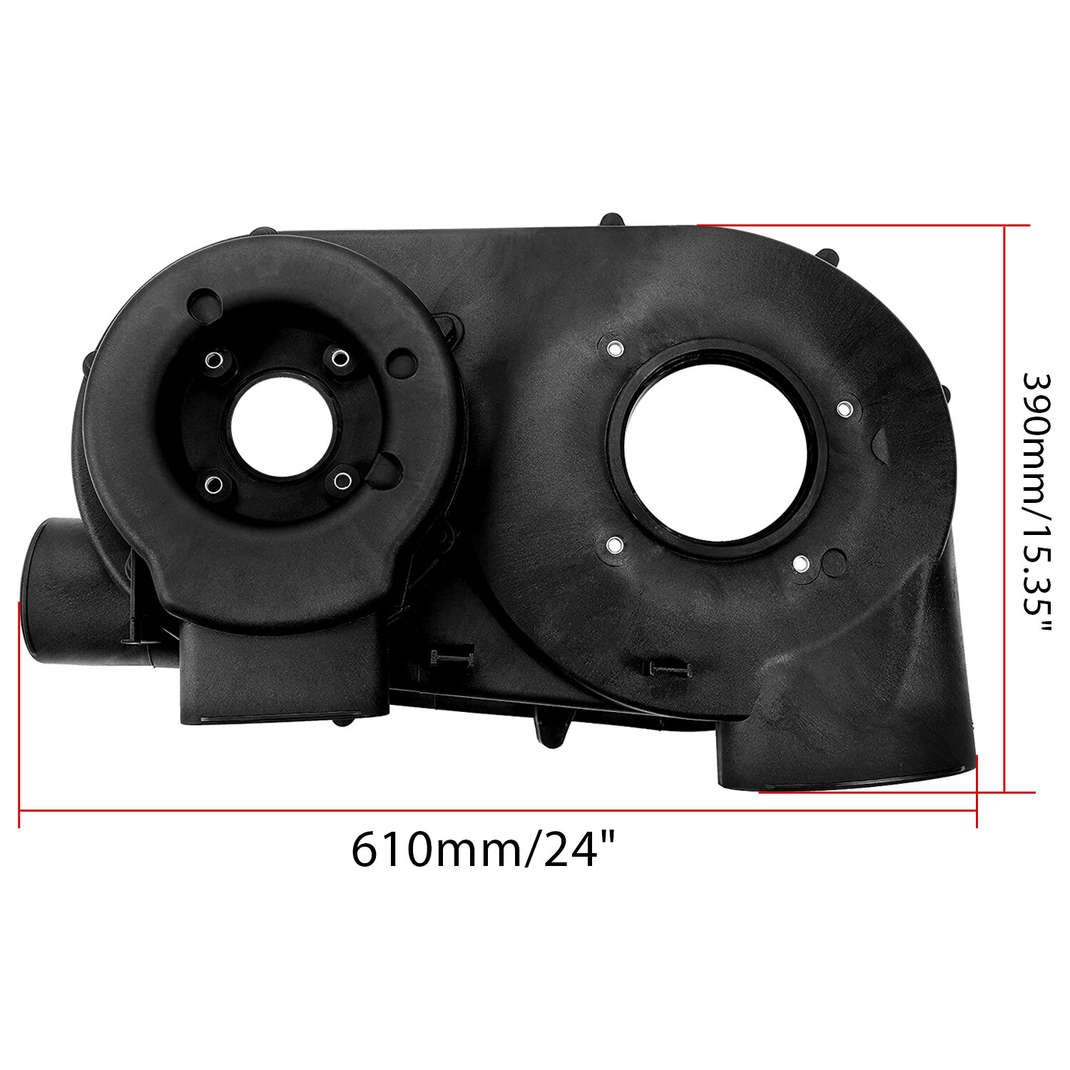 Clutch Back Inner CVT Variator Belt Cover Air Guide For Can Am 17-22 Maverick X3