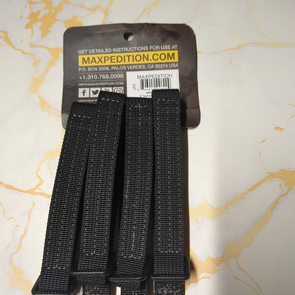Maxpedition 9905 5" Tactie Attachment Strap (4 Pack)