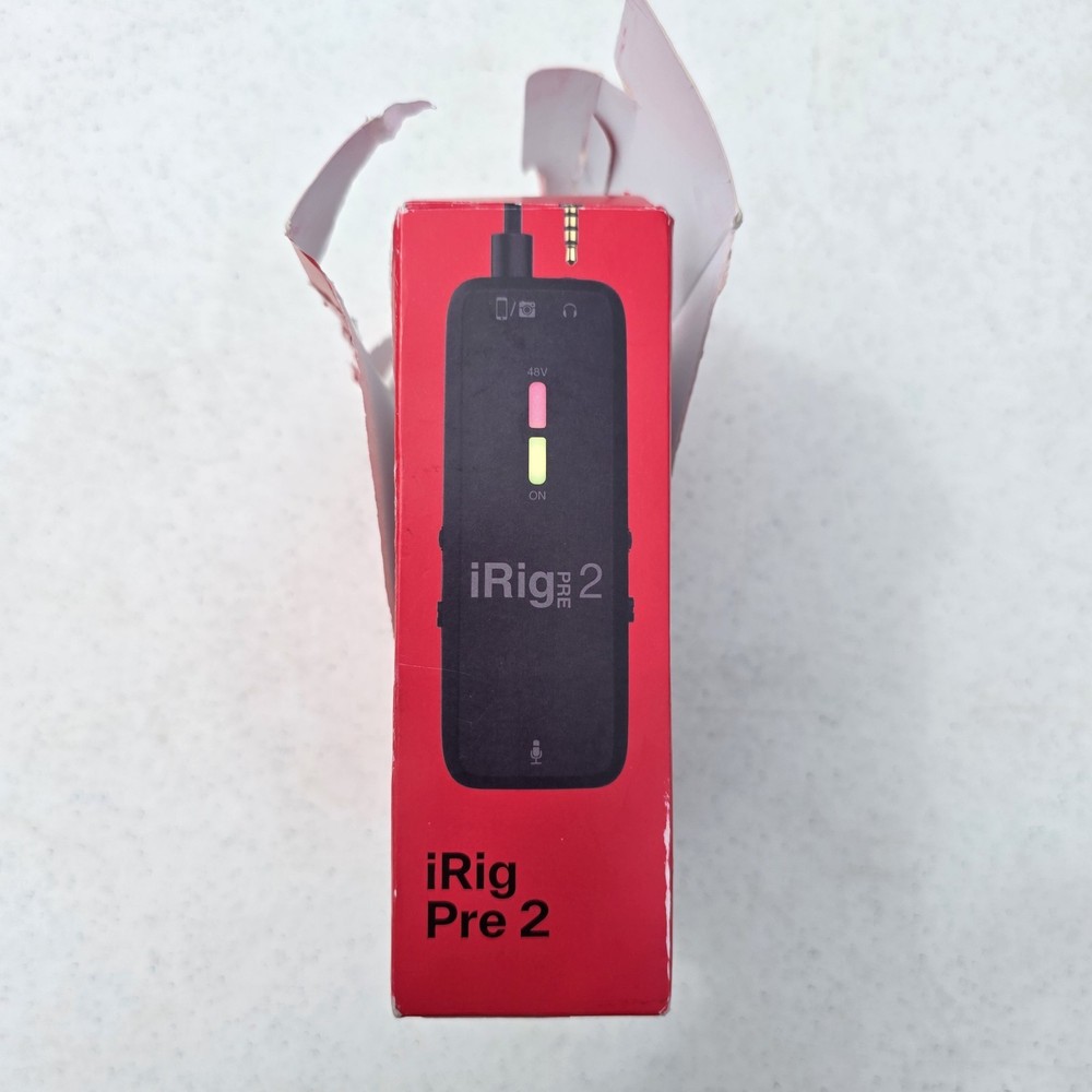 IK Multimedia iRig Pre 2 - XLR Microphone Interface for iOS Devices Damaged Box