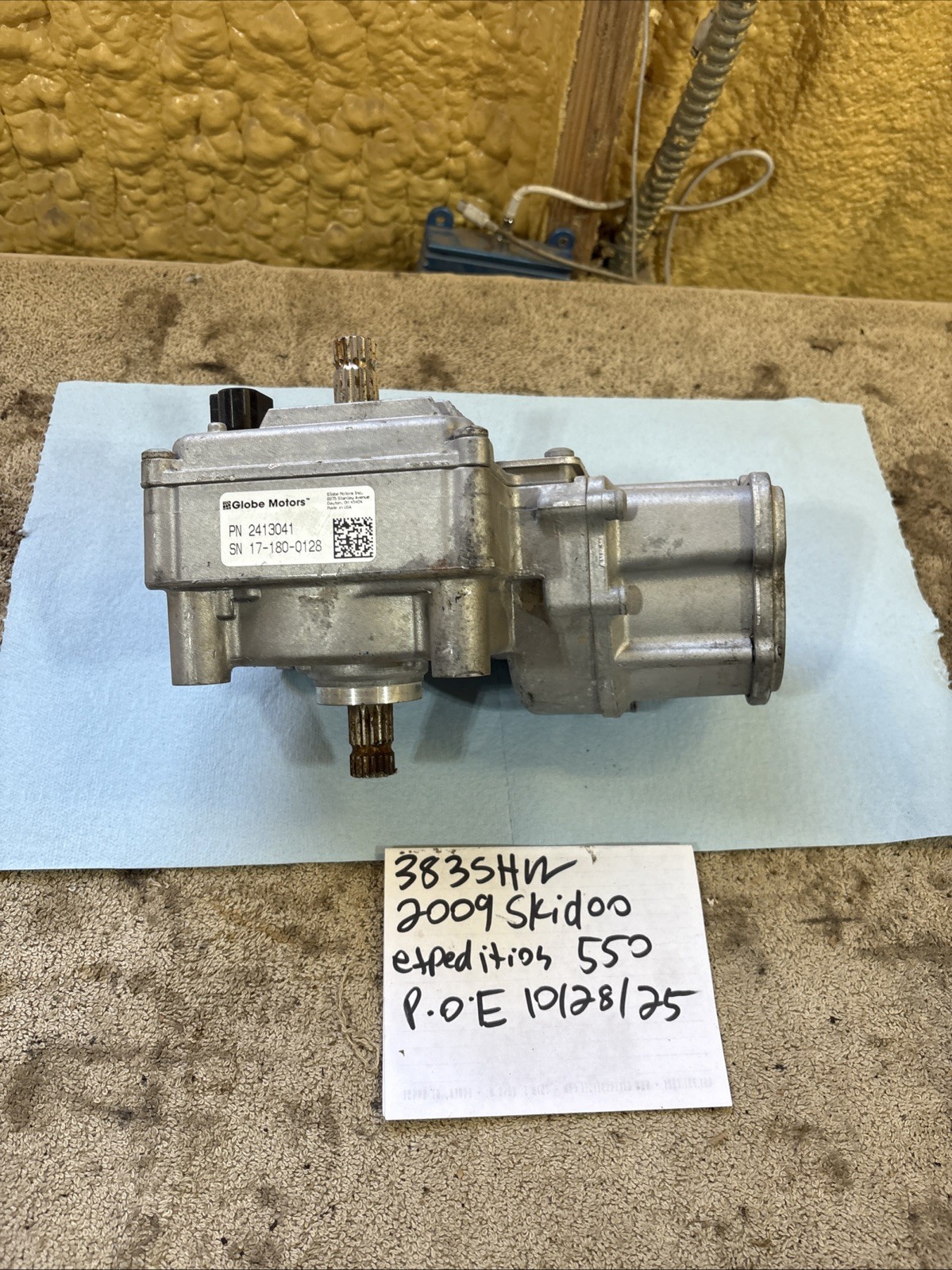 Power Steering Motor Gear Box 2016 Polaris RZR XP 1000 EPS 2413041 383
