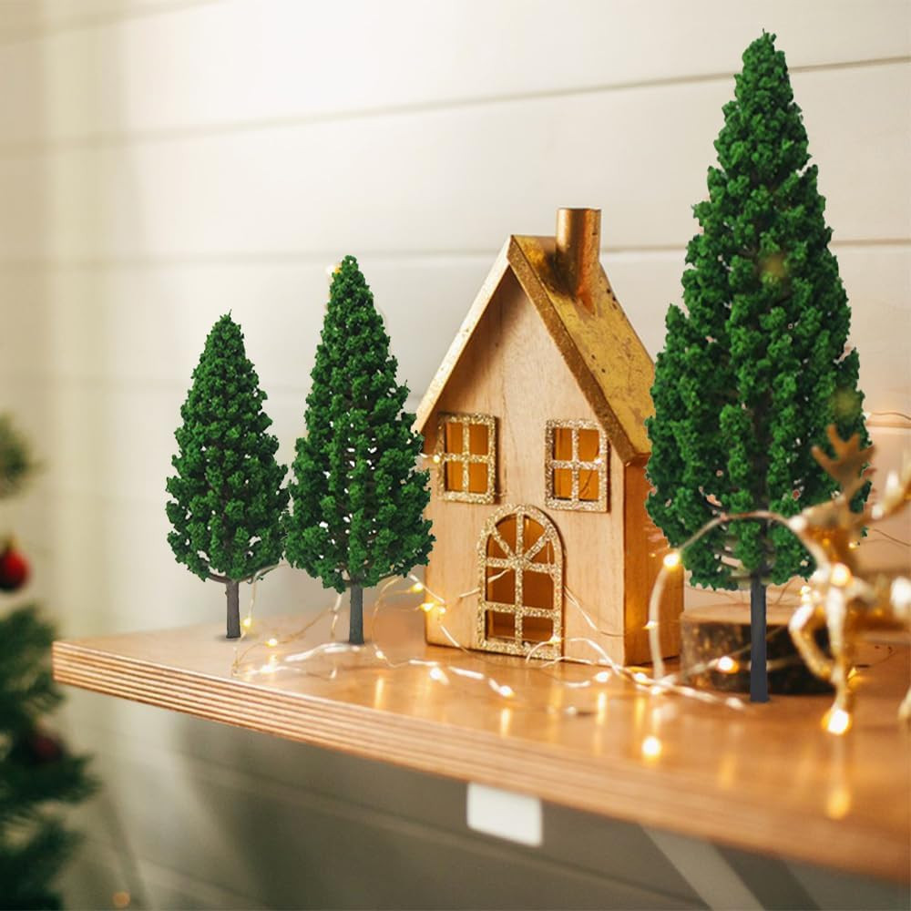 Mini Model Miniature Trees Mixed Train Scenery Architecture Trees Fake Trees for