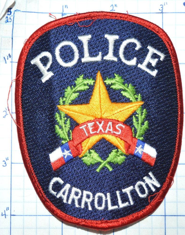 TEXAS, CARROLLTON POLICE DEPT PATCH