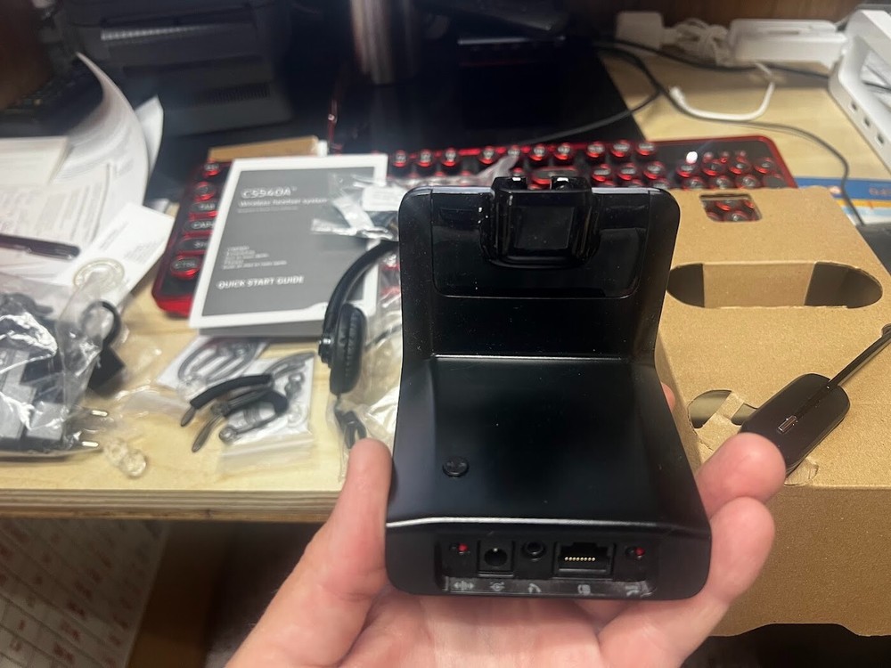 Plantronics CS540 Wireless Headset System PLUS BONUSES - BLACK