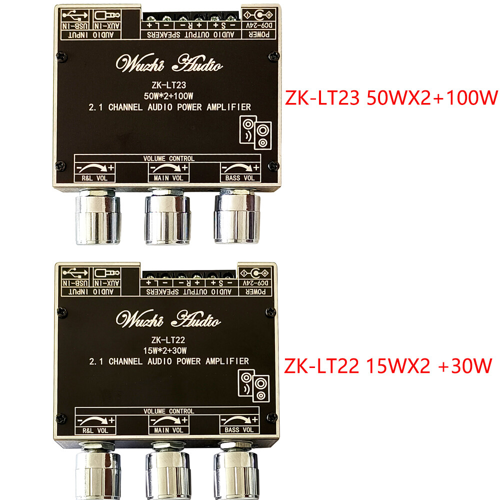 2.1 CH Bluetooth Audio Power Amplifier Board Module Subwoofer TWS Wireless