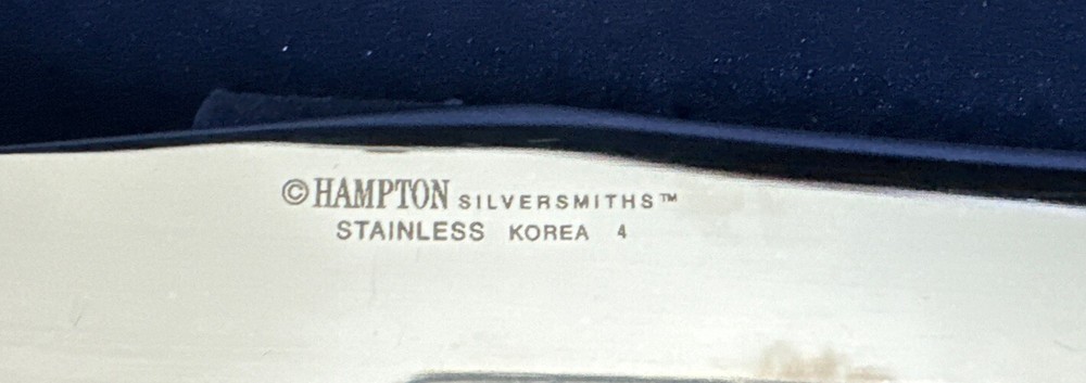 Hampton Silversmiths Stainless Serving Knife & Fork 2 Piece Set