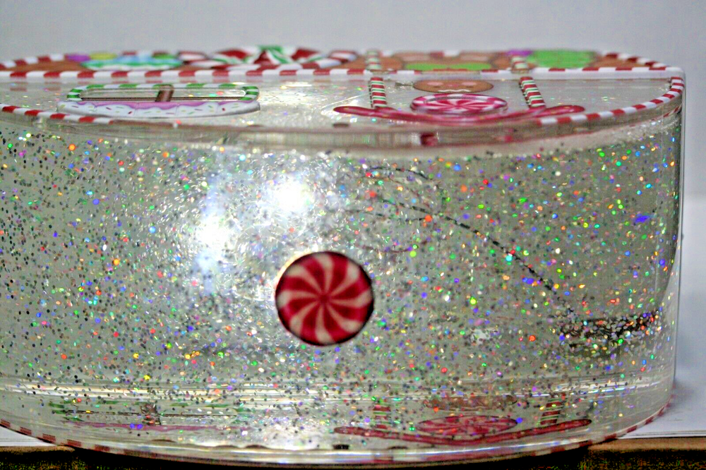 Cracker Barrel Gingerbread Camper Glitter Globe