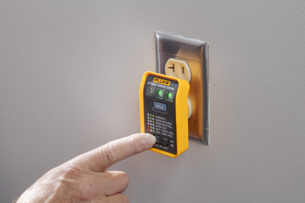 ST120+ GFCI Socket Tester with Audible Beeper
