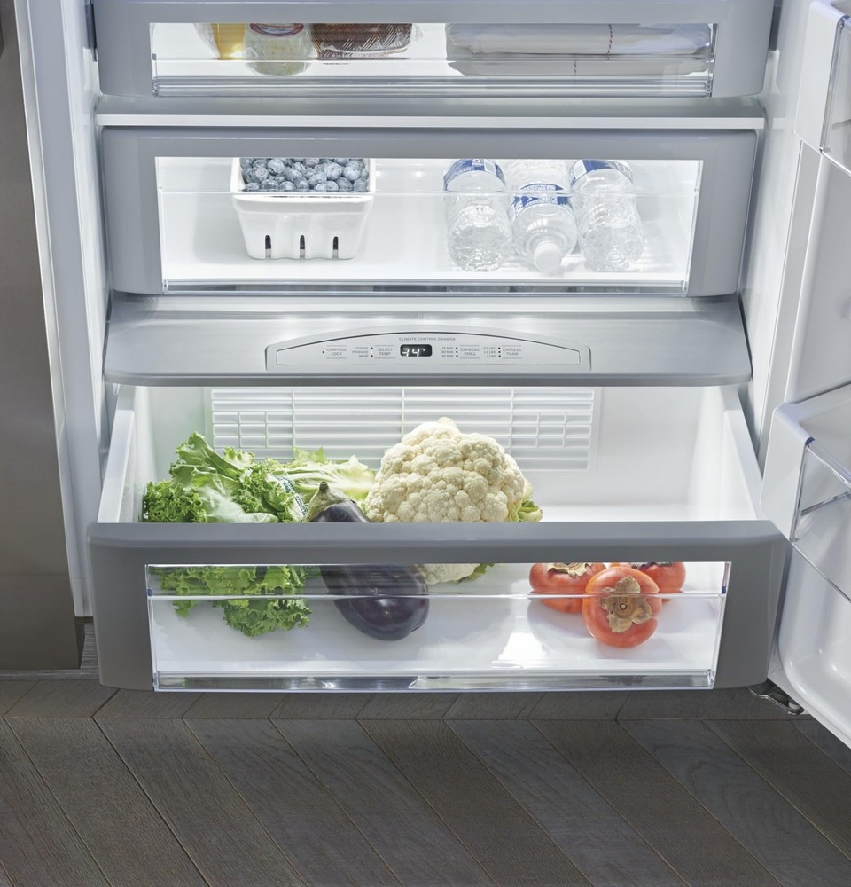 Monogram ZISS480DNSS 28.6 Cu. Ft.Built-In Side by Side Refrigerator*READ*