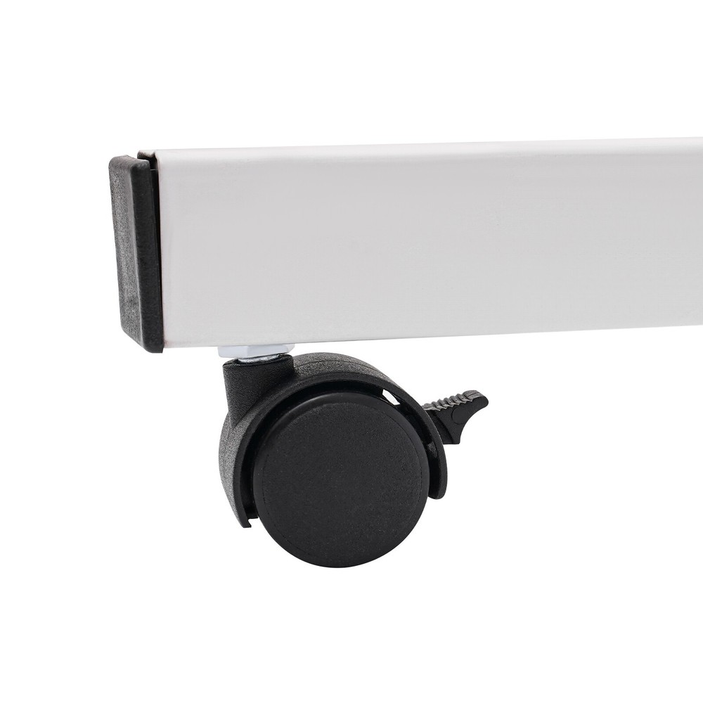 Adjustable Height Standing Desk, Portable Laptop Desk, Rolling Computer Stand