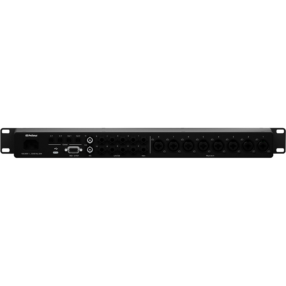 PreSonus Quantum HD8 Interface w/Eris 2nd Gen Studio8 Pair, Stands & Cables