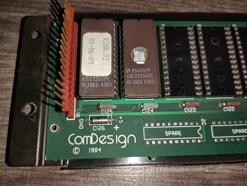 ComDesign FutureCom 2000 Remote Server Module 1984/1986 Circuit Board With EPROM