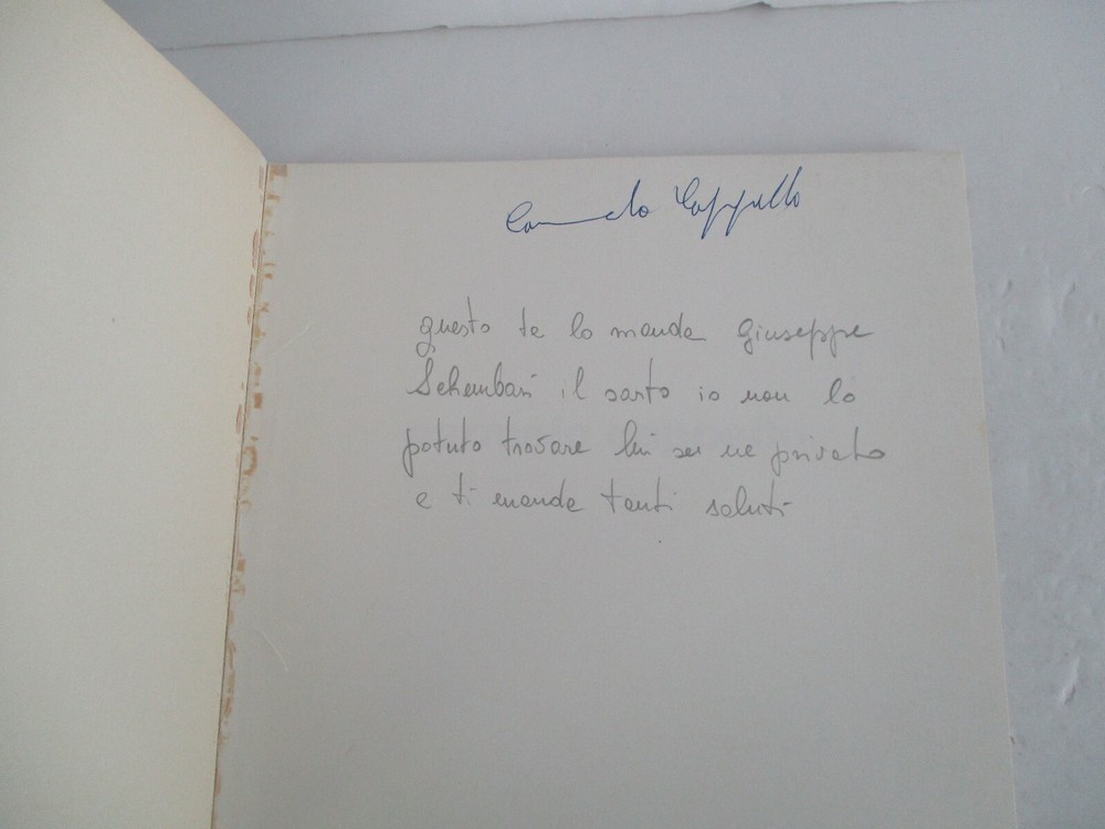 CARMELO CAPPELLO opere 1938-1981, Signed
