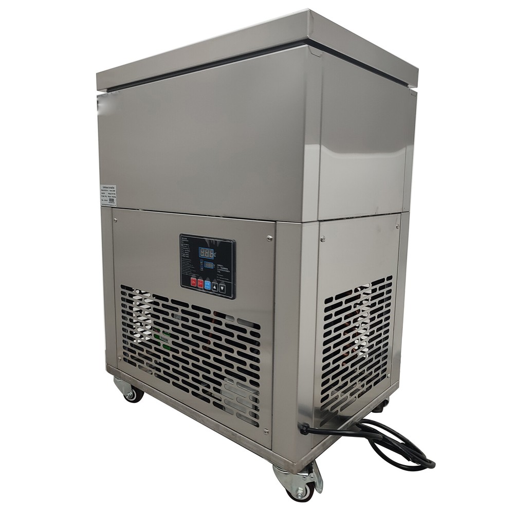 Auto 110V 6 Buckets Snow Ice Machine Cylindrical Ice Block Making Machine