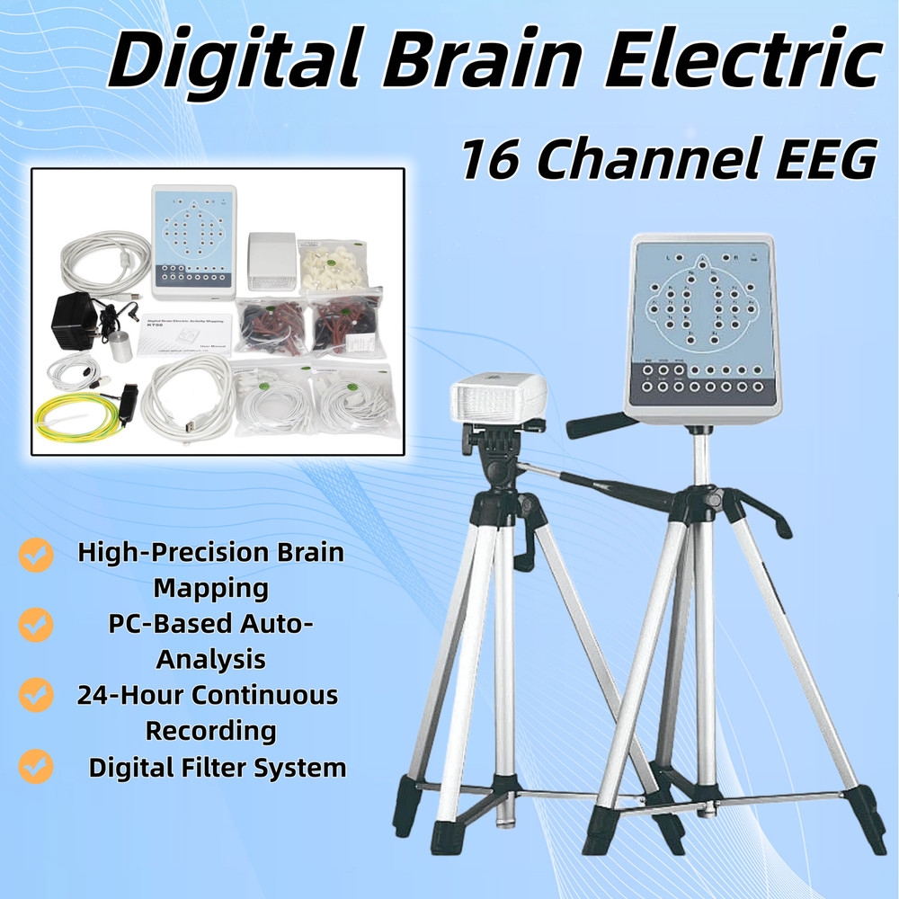 KT88 Digital Electroencephalogram Machine With Brain Mapping Software