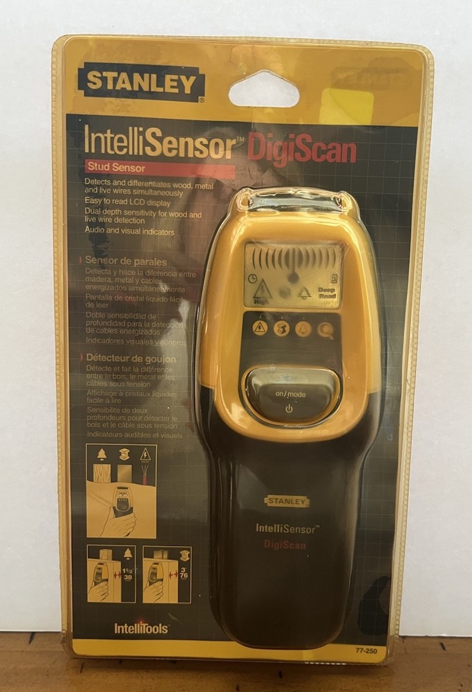Stanley IntelliSensor DigiScan Stud Sensor 77-250 — New Factory Sealed