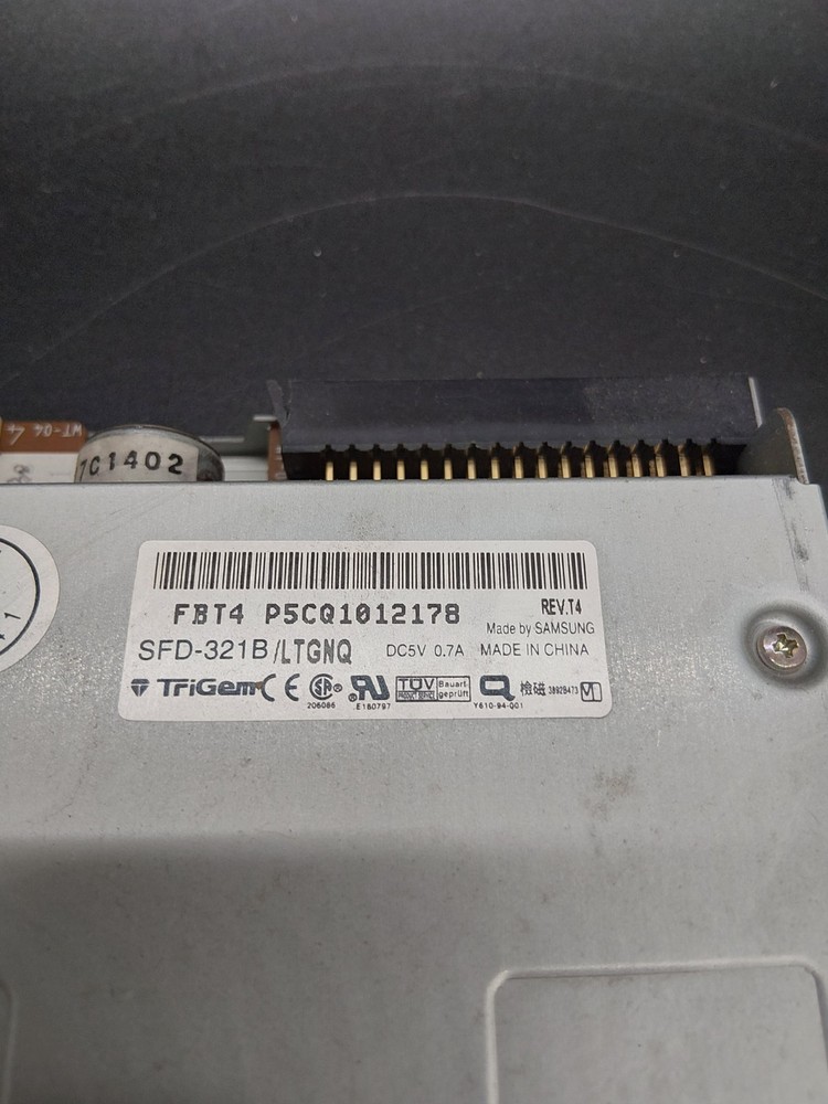 SAMSUNG SFD-321B floppy NO FACEPLATE long button