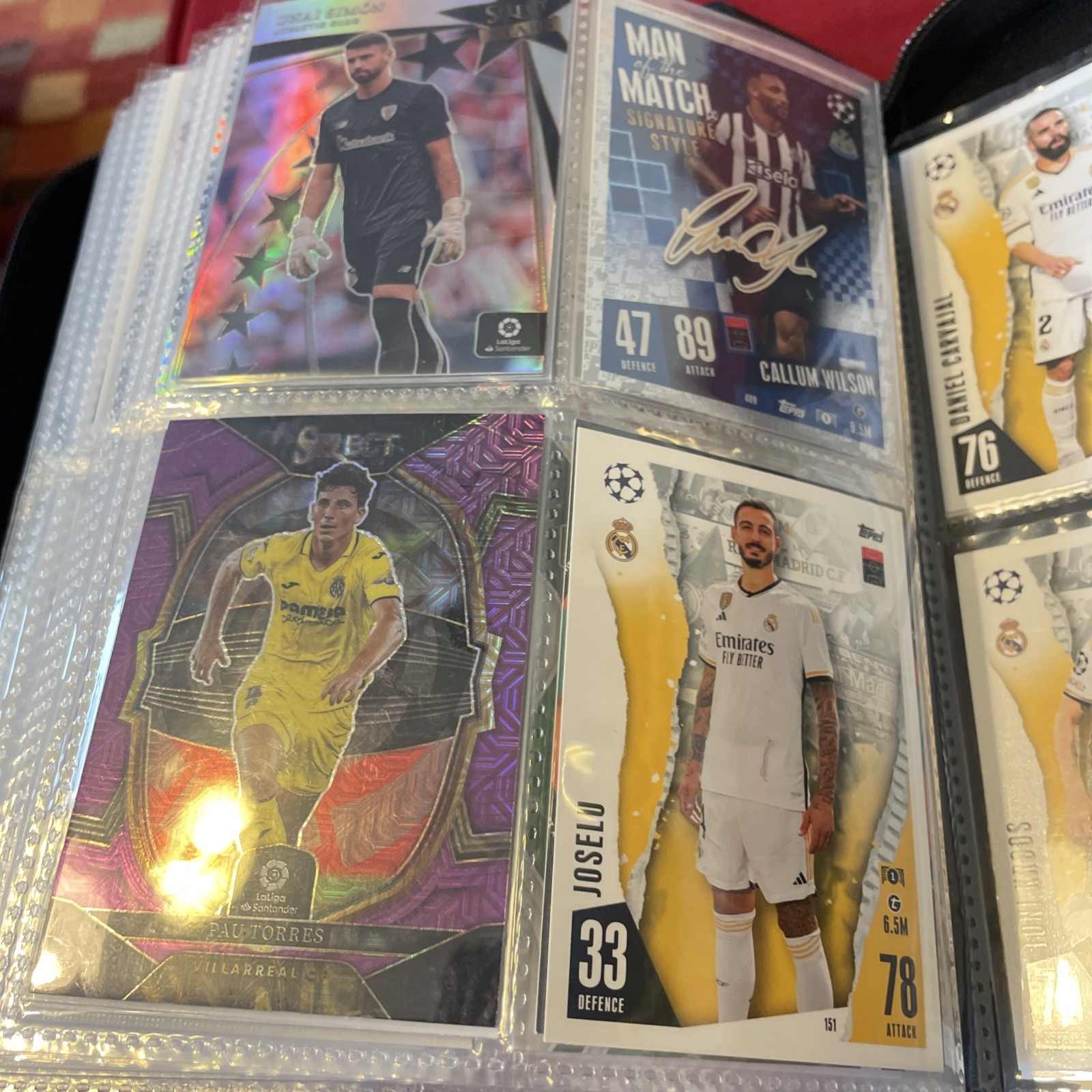 Huge Binder Full Of Soccer Cards! Panini, Topps, Many Holos And Special Cards!