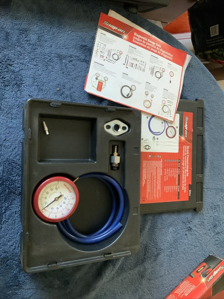 Snap On Eepv511, Vacuum Pressure Guage Set…good Shape….see Pics…