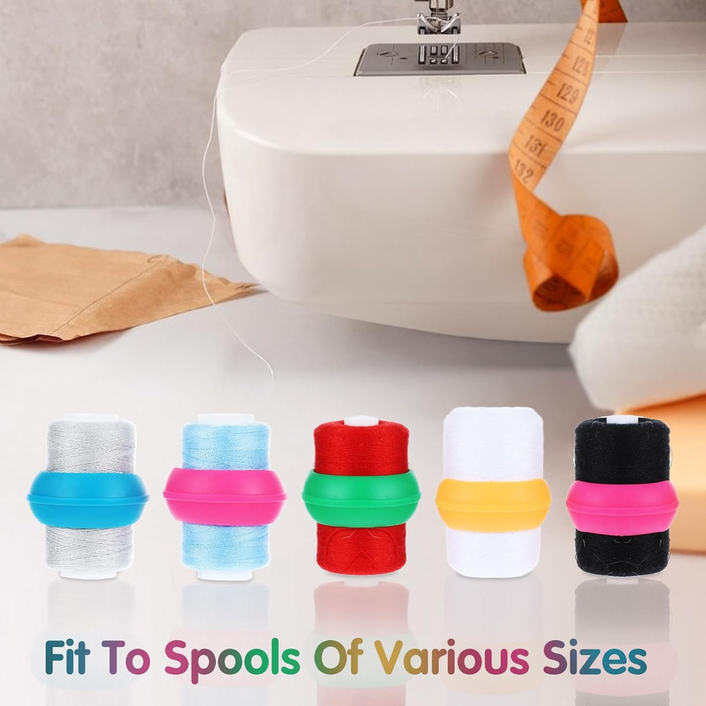 200 Pcs Upgraded Thread Holder/Spool Huggers Compatible with Larger Spools- Keep