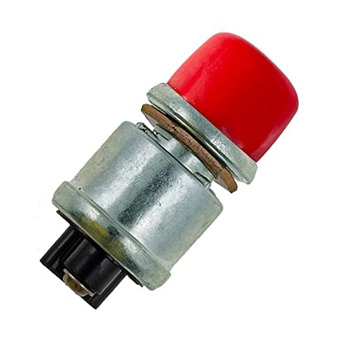 Push Button Momentary Starter Switch, Heavy Duty Momentary Switch for 12V Red