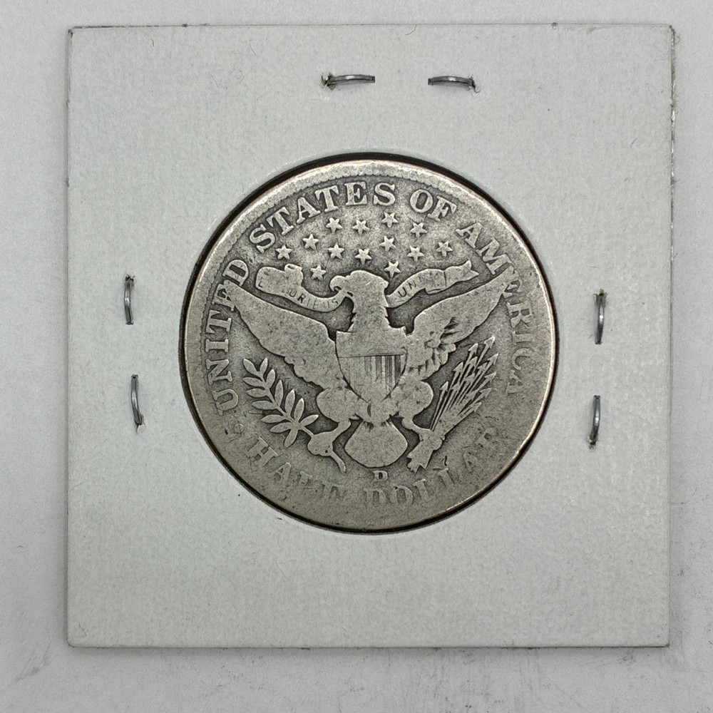 1907-D 50C Barber Half Dollar