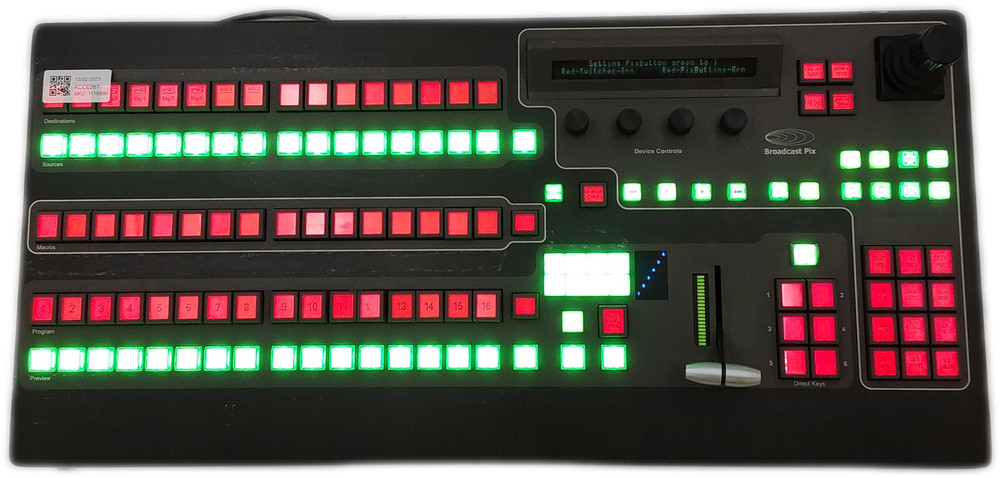 Broadcast Pix Granite 2000 Control Panel