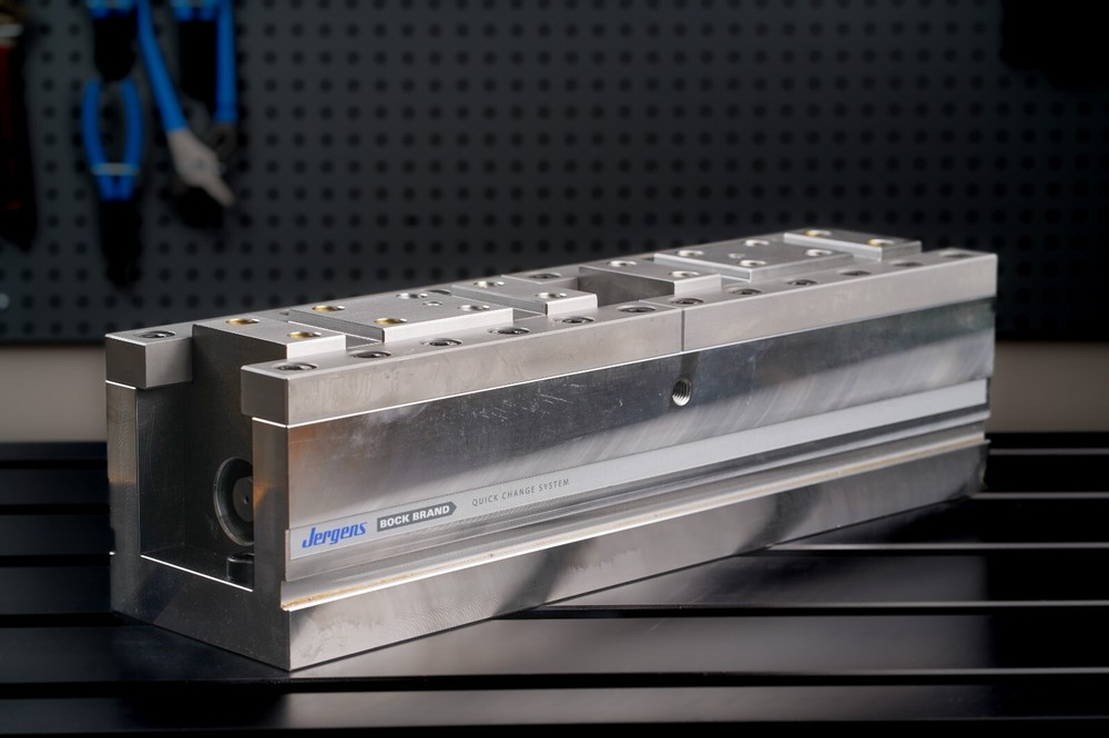 Jergens 125mm 5-Axis Self-Centering Vise - without Jaws