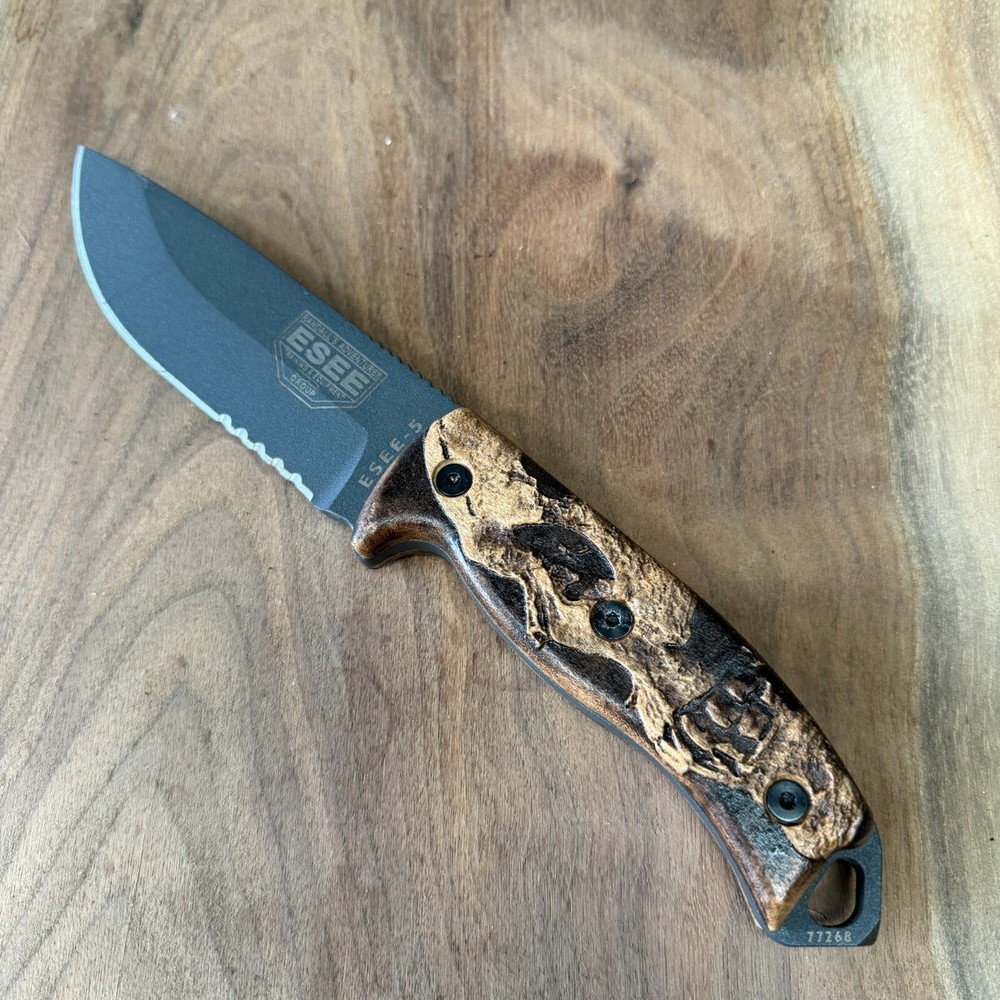 Shadowskull scales compatible with ESEE-5/6 knife custom made