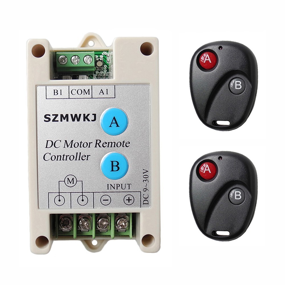 9-30V Wireless Remote Controller Kits for DC Motor Linear Actuator Car Door Open