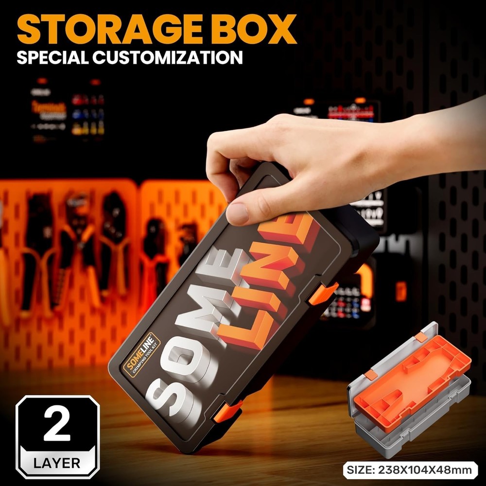 Crimping Tool Kit with 14 Sizes Terminals