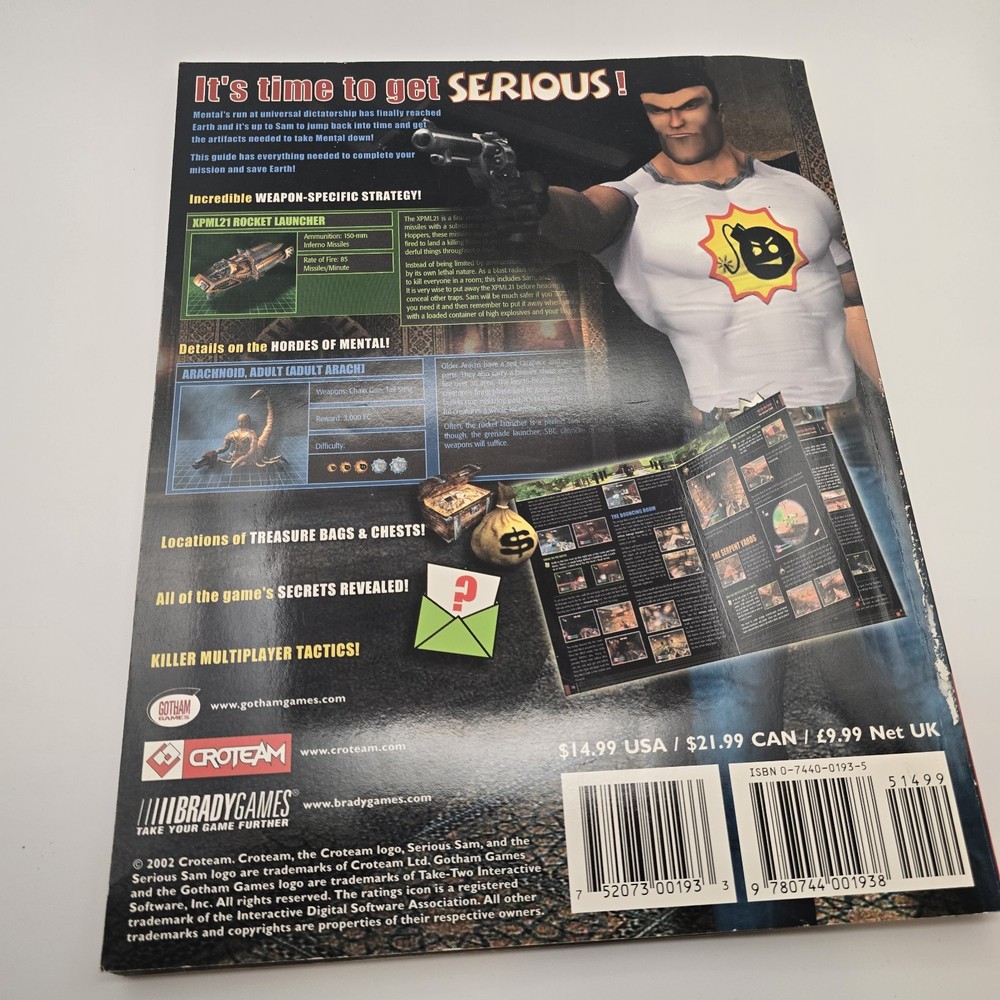 Serious Sam BradyGames Official Strategy Guide