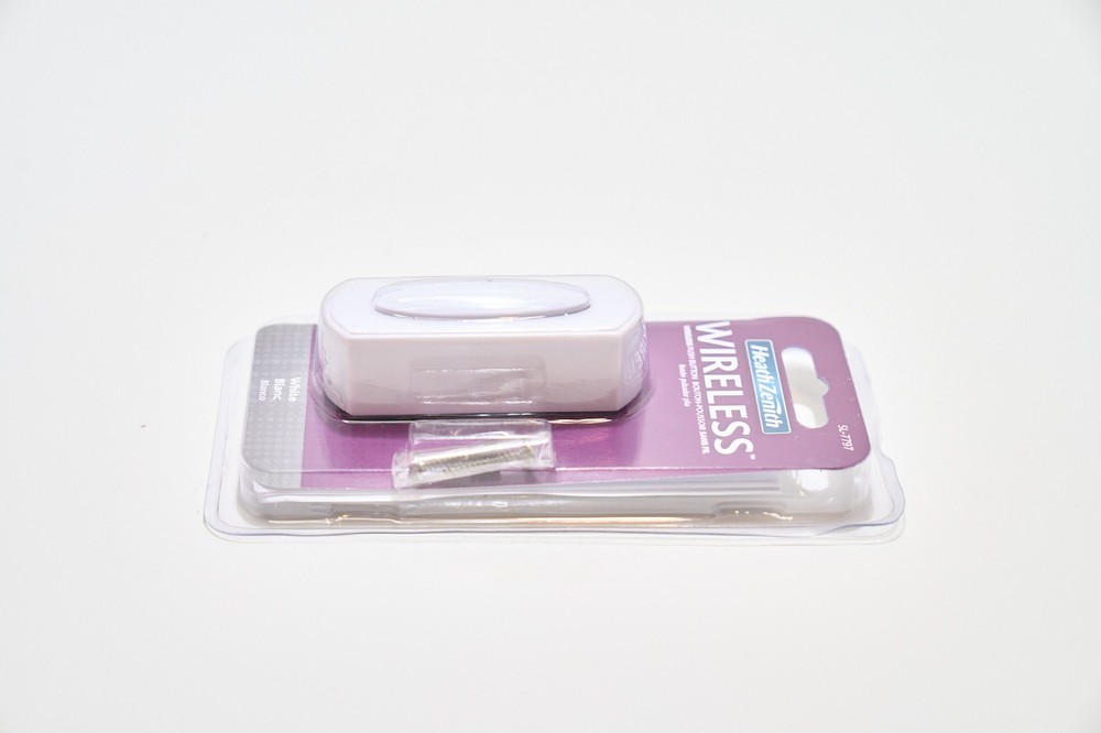 Heath Zenith SL-7797-02 Plastic Wireless Push Button Replacement Doorbell