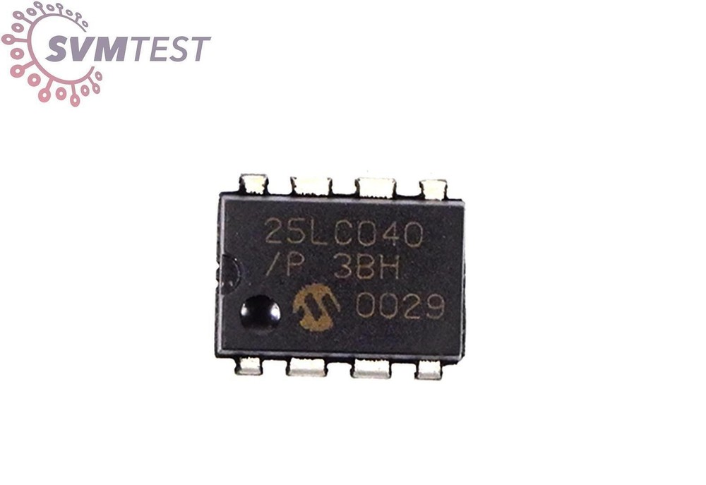 Microchip Technology Inc 25LC040 IC EEPROM 4KBIT SPI 2MHZ 8DIP