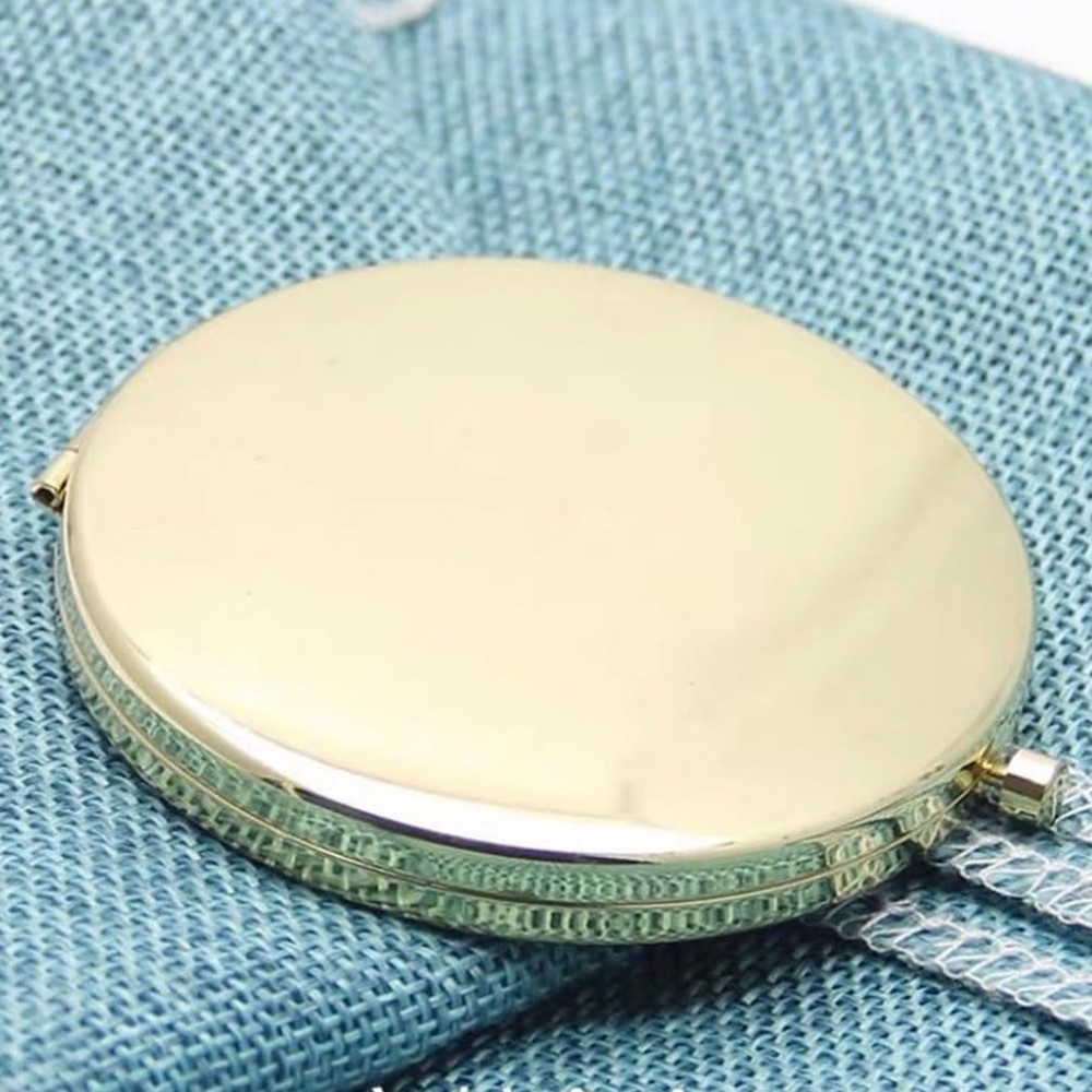 2pcs Magnifying Compact Mirrors Pocket Makeup Mirror 1X 2X Folding Cosmetic M...
