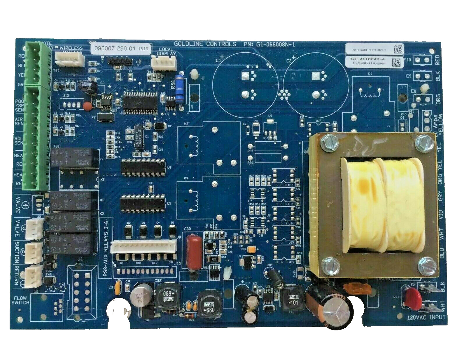 3Y Warranty - Bad Time clock? REPAIR SERVICE HAYWARD ECOMMAND 4, GLX-PCB-HPC-4