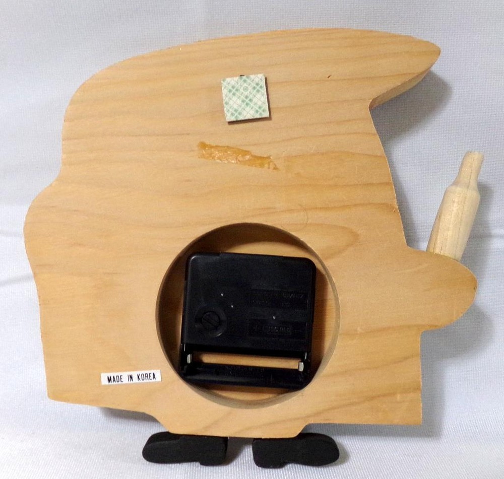 Zelco Mid Century Modern Butler Wall Clock