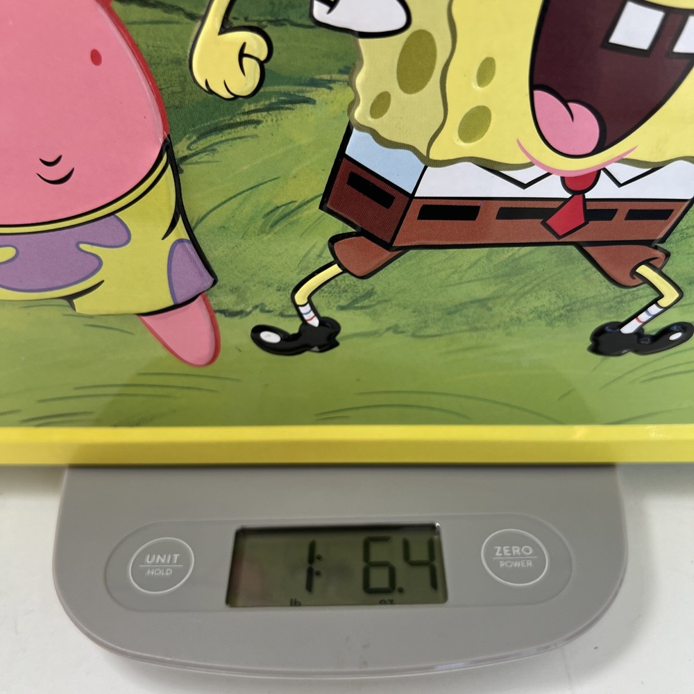 SpongeBob Square Pants Large Metal Lunch Box. 2002