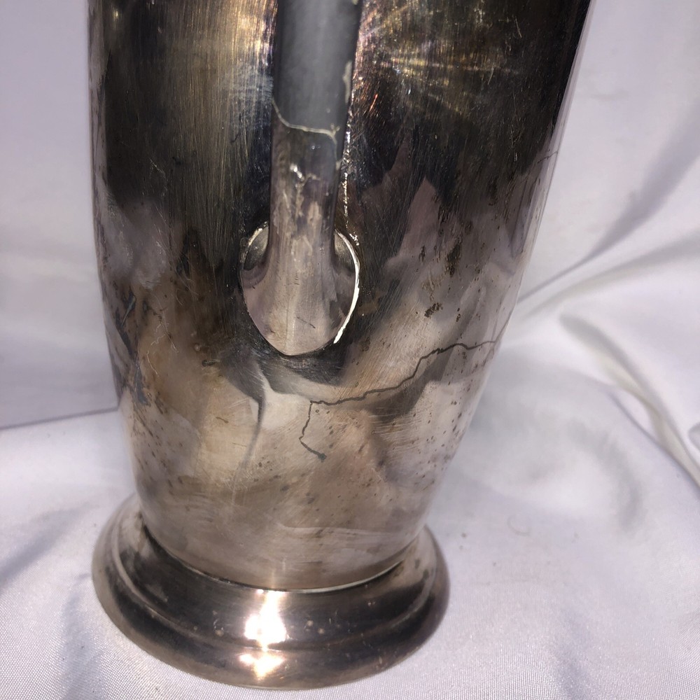 Poole Silver Co. Georgian EPNS Footed Martini Shaker #1002 Lid Missing