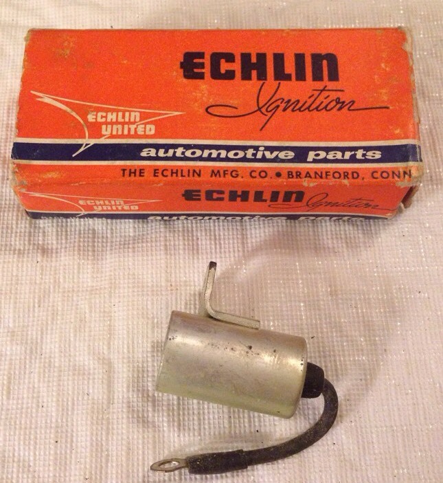 Ignition Condenser Echlin OM 203. Original Box.