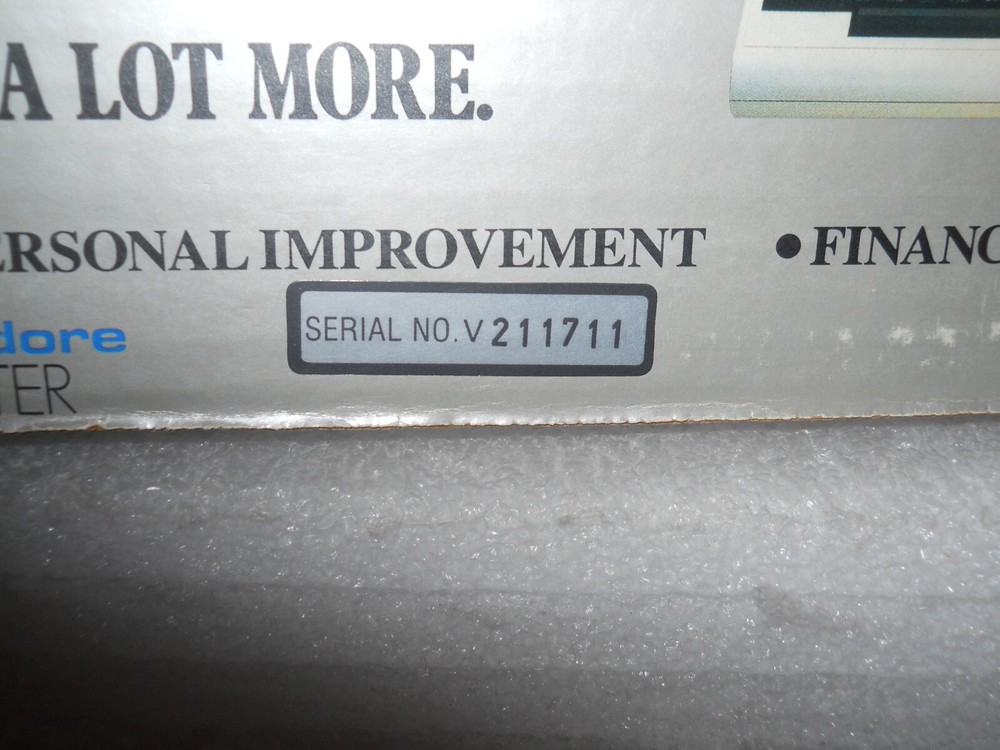 Commodore Vic-20 Computer - with 8K Ram Expansion Port & Documentation.