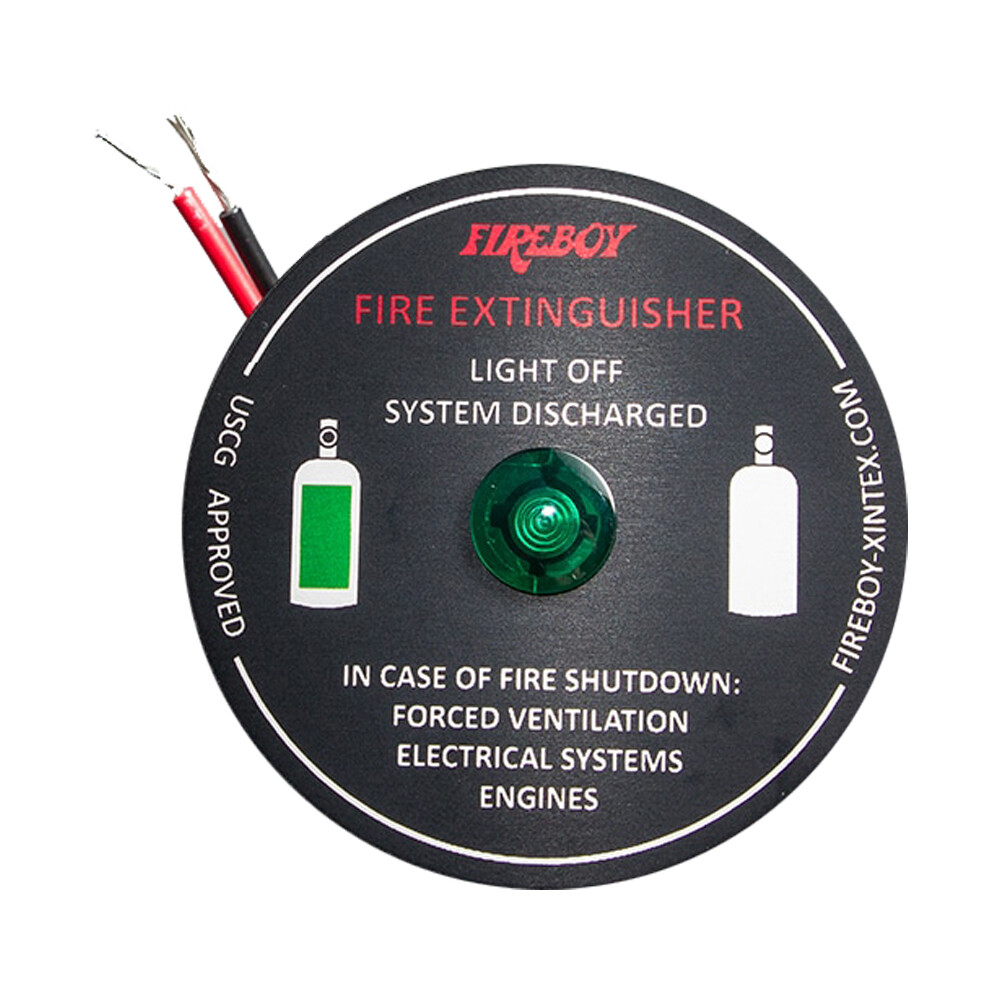 FIREBOY-XINTEX EXTINGUISHER SYSTEM INDICATOR LIGHT