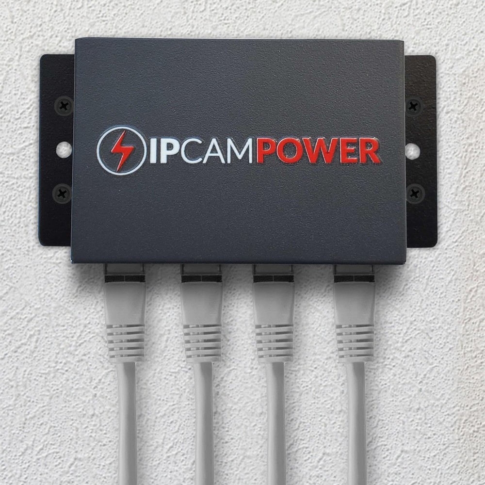 POE Powered 3 Port Switch & Network Cat5 Cat6 Midspan Cable Range Extender Pa...