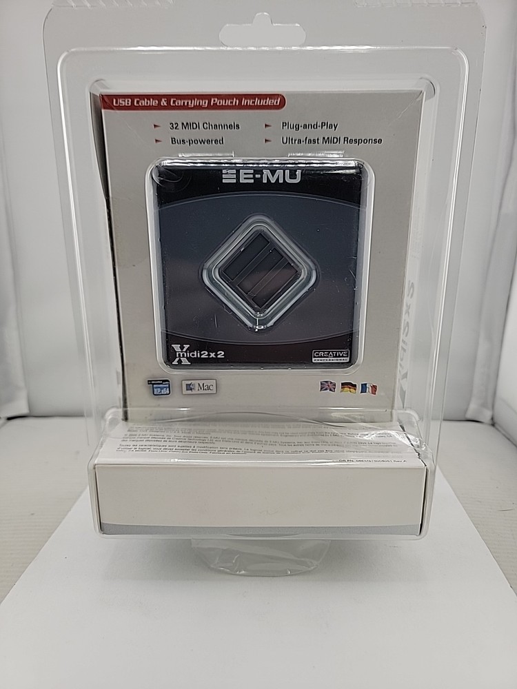 CREATIVE E-MU XMIDI 2X2 USB MIDI INTERFACE NEW IN PACKAGE