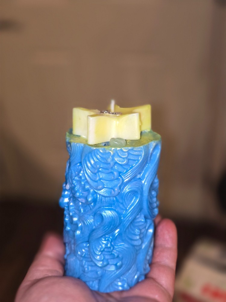 LARGE CUSTOM ALTER CANDLE FOR POSEIDON