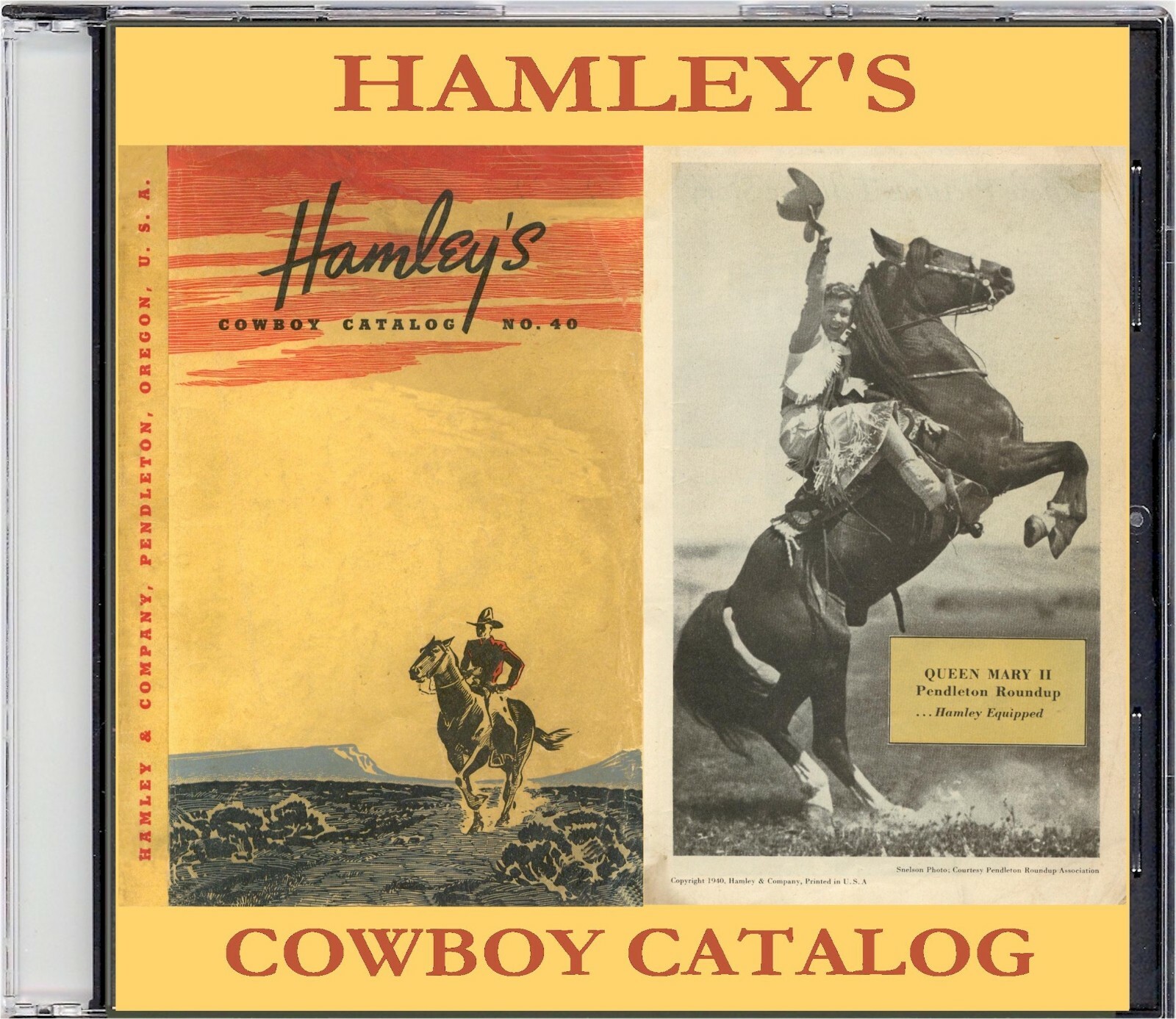 Hamley's Catalog #40 on CD - Saddles, Spurs, Bits