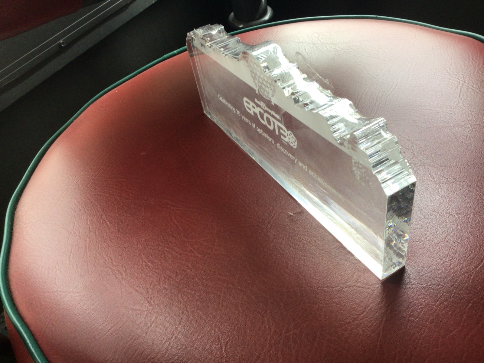 Disney Parks Epcot 30th Anniversary Display Sign prop.