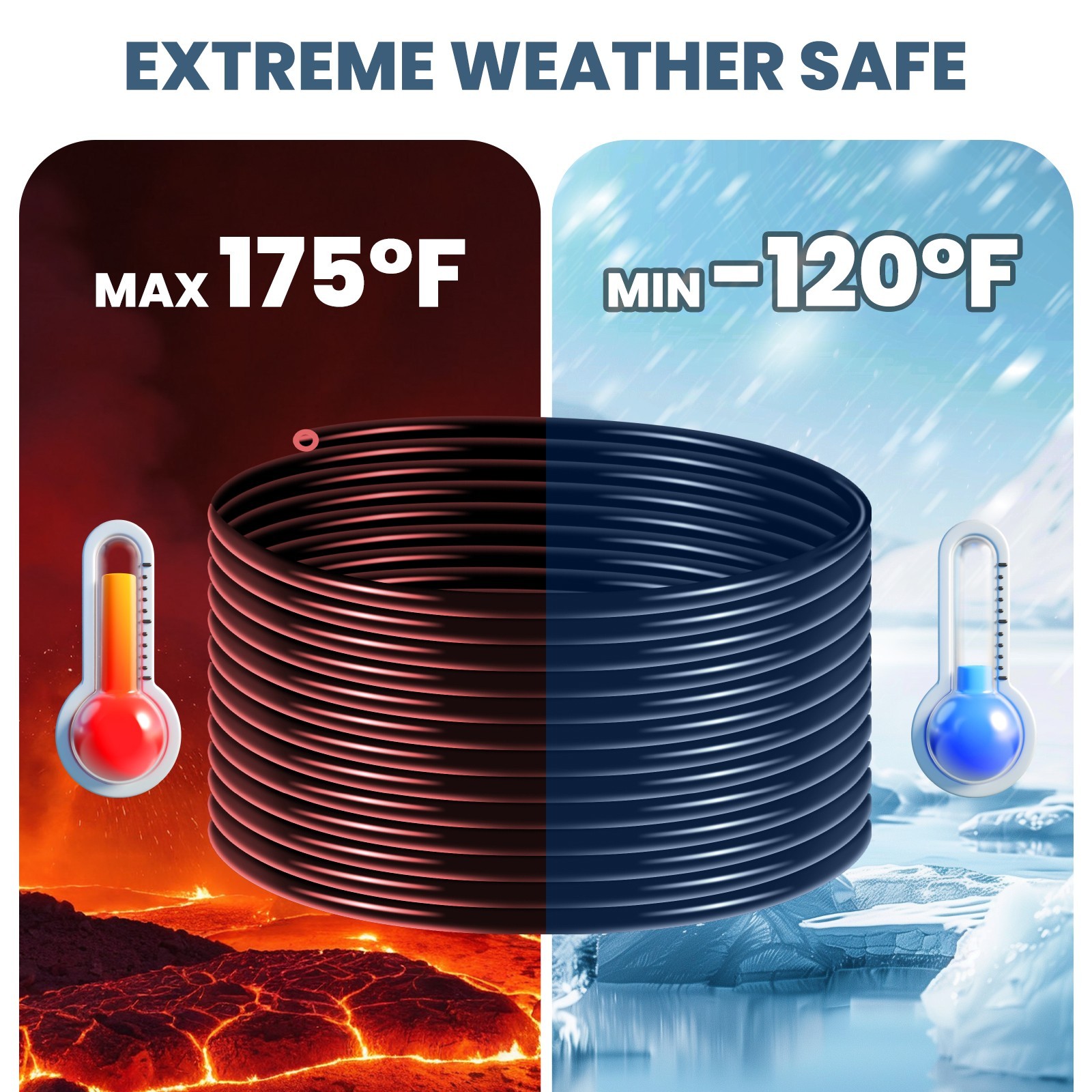 100/328/656ft Sinking Aeration Hose Weighted Pond Aerator Hose, Air Pump Tubing