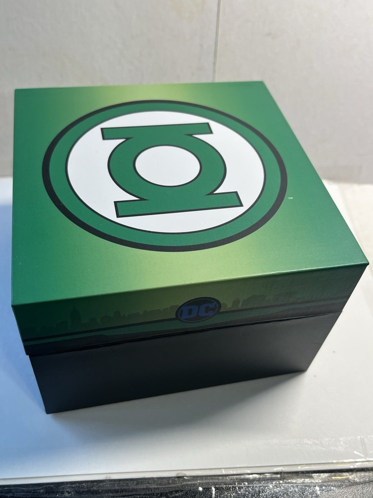 New! Green Lantern All Lanterns Corps Adjustable 9 Ring Set DC Comics + Gift Box