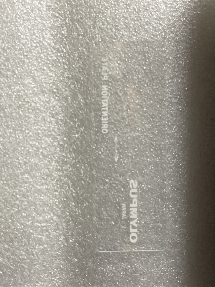 Olympus Microscope Orientation Plate Slide Only