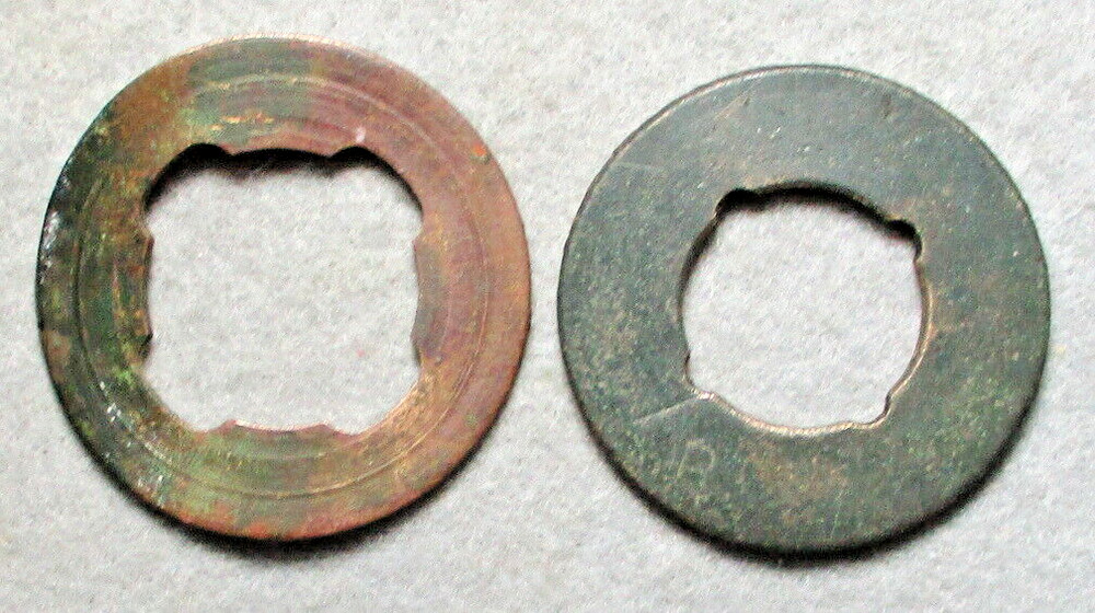 2 sizing Gauges, Different Sizes, One is Marked with a B, copper both, Cent.VA